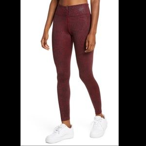 Nike Python Print Zipper Legging